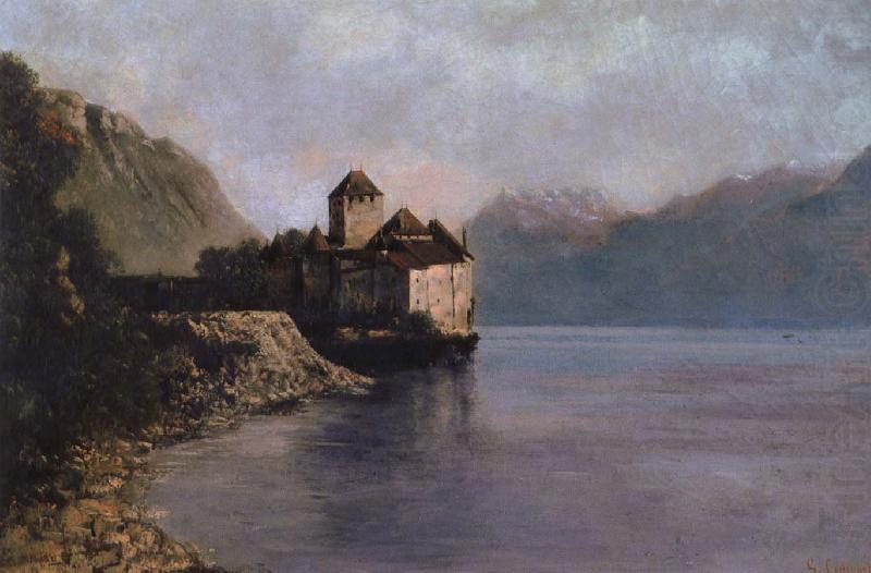 The Chateau de Chillon, Gustave Courbet